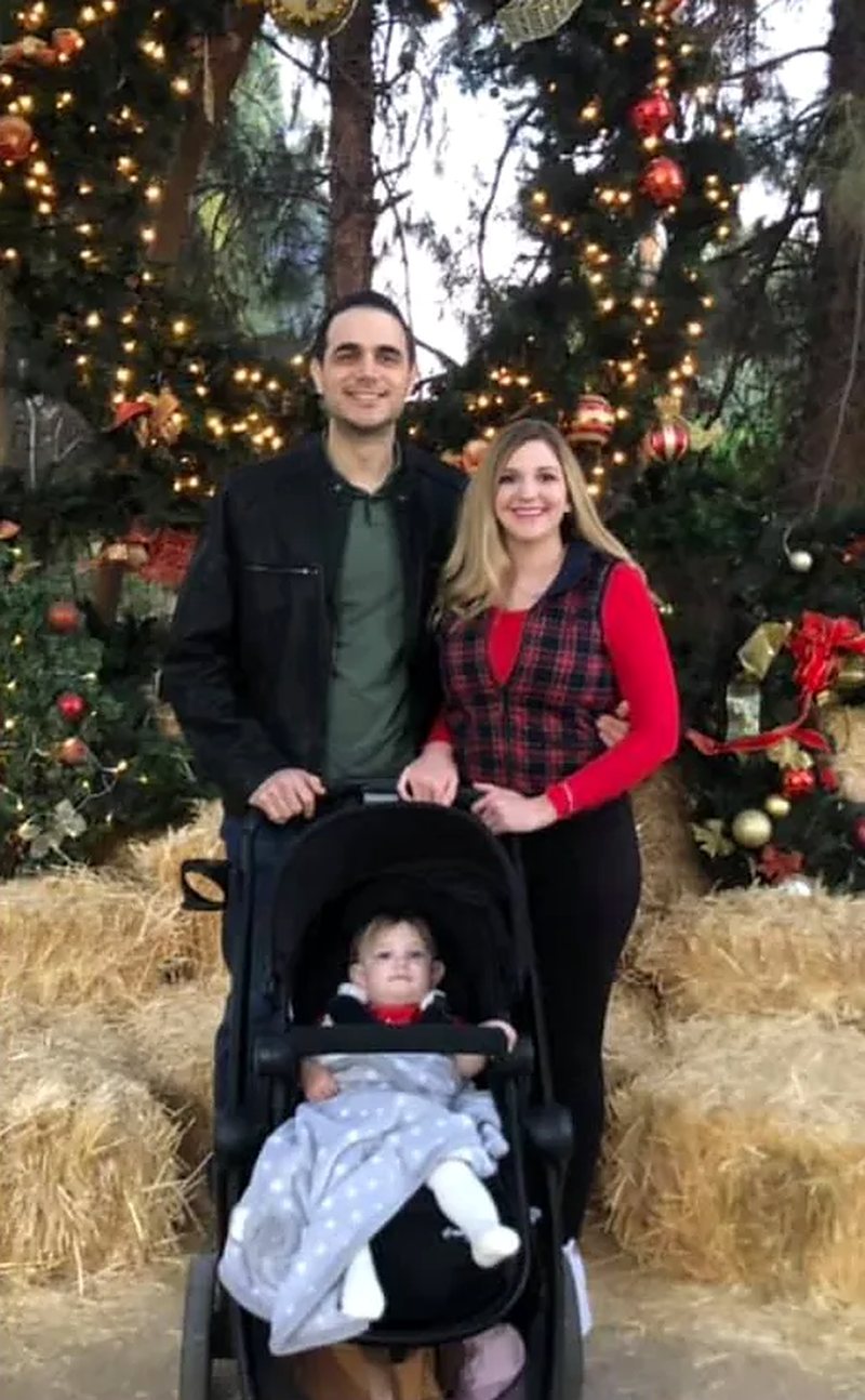 Michael Day with his wife and daughter, the family behind Day Web Design